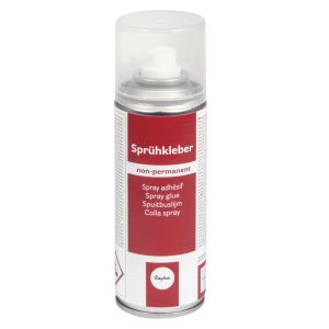 Glue spray, non-permanent