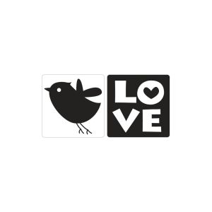 Labels GB Love +Vogel