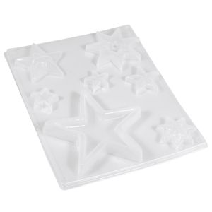 LDPE Gießform: Sterne