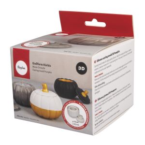 Silicone mould 3D Pumpkin, 10cm ø