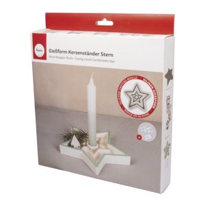 Silicone mould Candleholder Star