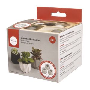 Silikon Gießformen Set Mini Töpfchen