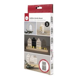Silicone mould Nordic houses