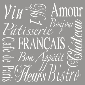 Schablone French Living