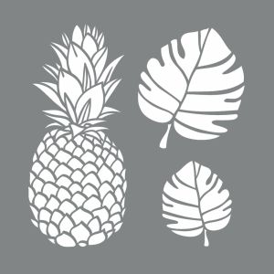 Schablone Tropical