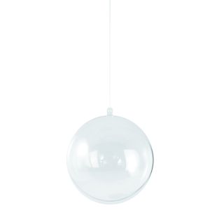 Plastik-Kugel, 2tlg., 16 cm ø