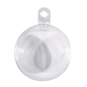 Plastic ball, two-parts, 6cm ø