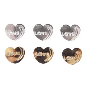 Sequin small items Heart love , 1.9cm ø
