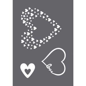 Siebdruck-Schablone Love A5