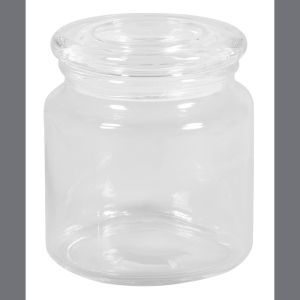 Vorratsglas mit Glasdeckel, 10cm ø