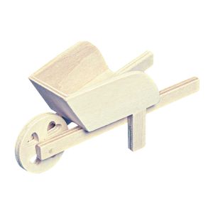 Holzschubkarre
