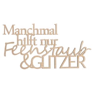W.lettering Feenstaub&Glitzer ,FSC 100%