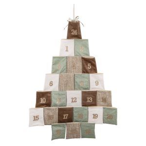 Advent calendar tree to hang up