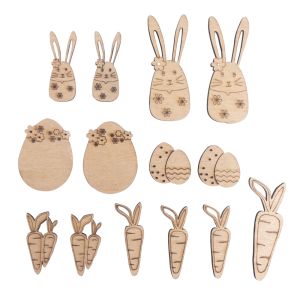 Holz Streuteile Ostern, FSC Mix Credit