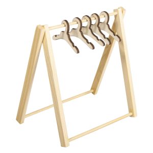 Mini wood garment rack, FSC 100%