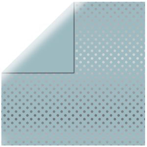 Scrapbookingpapier Silver Foil Dots