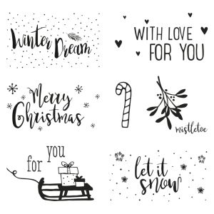 Clear Stamps - Christmas Greetings