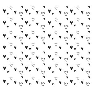 Clear Stamps - Backdrop Hearts