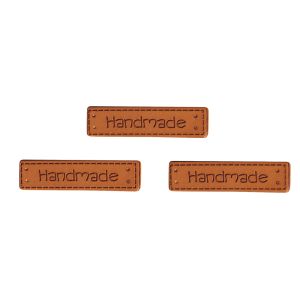 Synthetic leather labels - Handmade