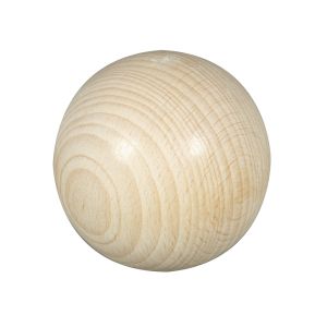 Raw-wood balls, undrilled, 80mm ø
