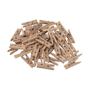 Mini wooden clothes pegs, 2,5 cm