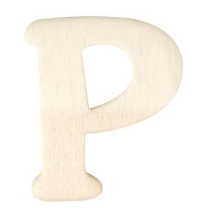 Holz-Buchstaben, 4 cm