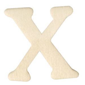 Holz-Buchstaben, 4 cm