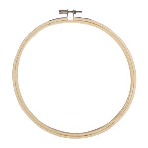 Bamboo embroidery hoop, 23cm ø