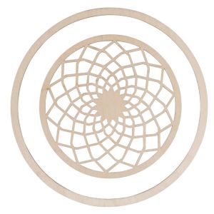 Wood disc Dream , filigree, FSC 100%