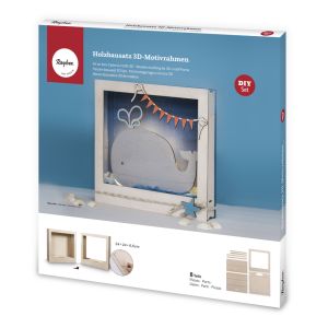 Holzbausatz 3D-Motivrahmen, FSC 100%
