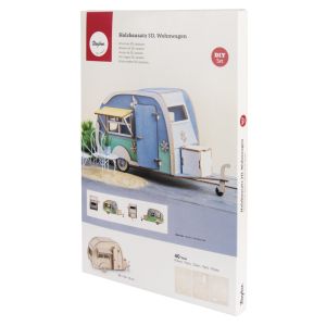 Wooden 3D const.kit Caravan, FSC 100%