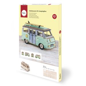 Wooden 3D const.kit Camper, FSC 100%