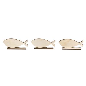 Wood motif Fish, FSC Mix Credit