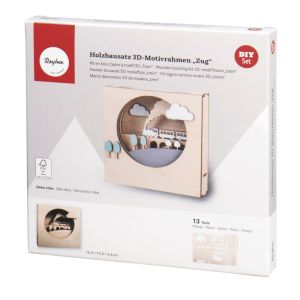 Holzbaus. 3D-Motivrahmen, FSC Mix Credit
