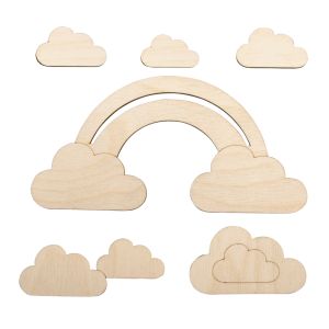 Holzmotiv Wolke, FSC Mix Credit