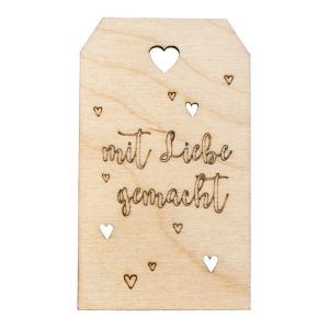 Wood tag, FSC Mix Credit