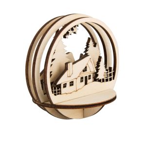 Holz Steckteil, FSC Mix Credit, 7,5cm ø