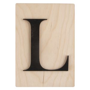 Holz Buchstabe L, FSC Mix Credit