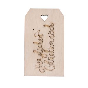 Wood tag, FSC Mix Credit