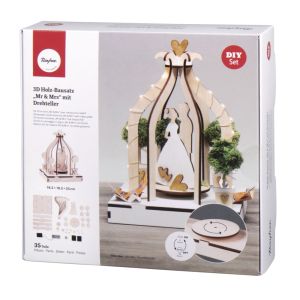 Holz 3-D Bausatz Mr&Mrs , FSCMixCred