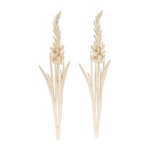 Holzstecker Gladiole, FSC Mix Credit