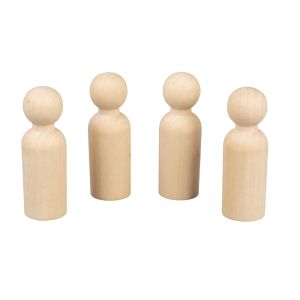 Raw wood peg doll, FSC 100%
