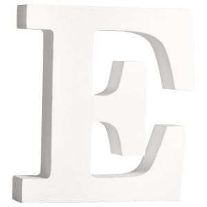 MDF letter E, FSC 100%