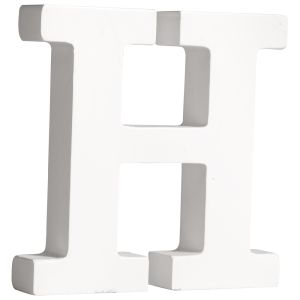 MDF letter H, FSC 100%