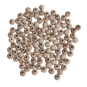 Rohholzperlen, FSC 100%, 6mm ø