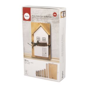 Wooden blocks + sheets set, FSC 100%