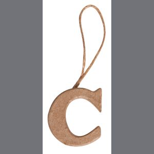 Pappmaché Buchstabe C FSC Recycled 100%