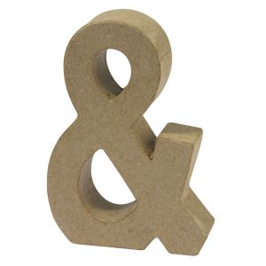 Pappmaché Zeichen&,FSC Recycled 100%