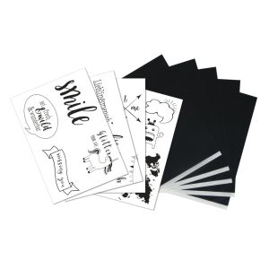 Transferpapier m. Vorlagen Statements