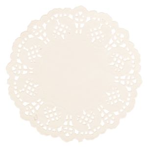 Lace paper round, 14cm ø